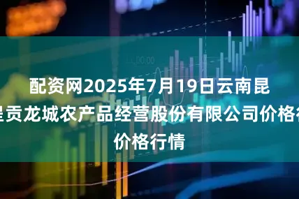 配资网2025年7月19日云南昆明呈贡龙城农产品经营股份有限公司价格行情