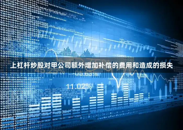 上杠杆炒股对甲公司额外增加补偿的费用和造成的损失
